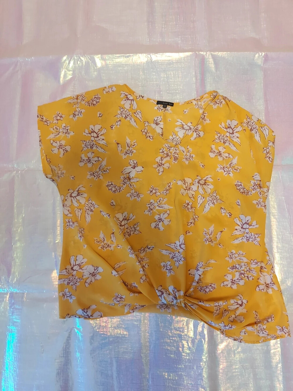 West Kei Yellow Floral top